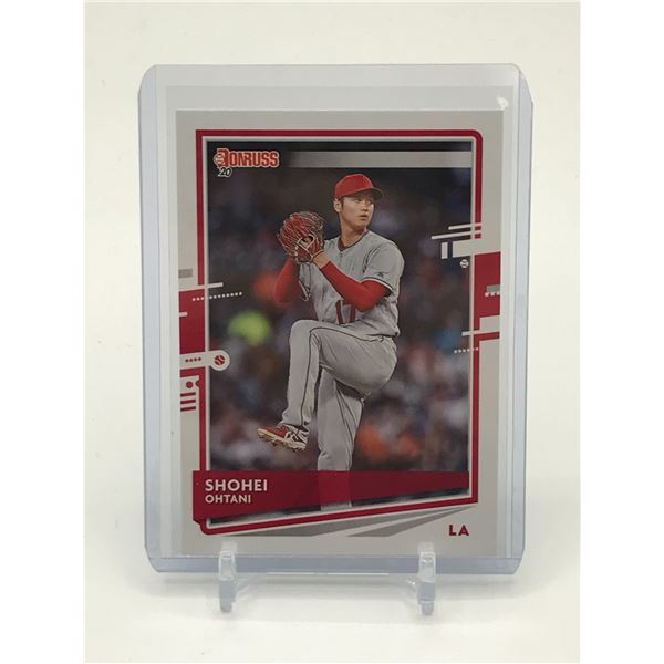 2020 PANINI DONRUSS BASEBALL SHOHEI OHTANI TRADING CARD