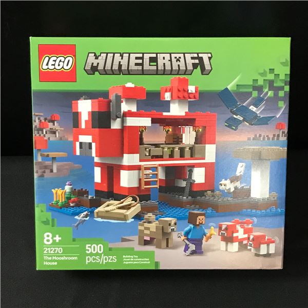 LEGO MINECRAFT #21270 THE MUSHROOM HOUSE SEALED IN ORIGINAL PACKAGING