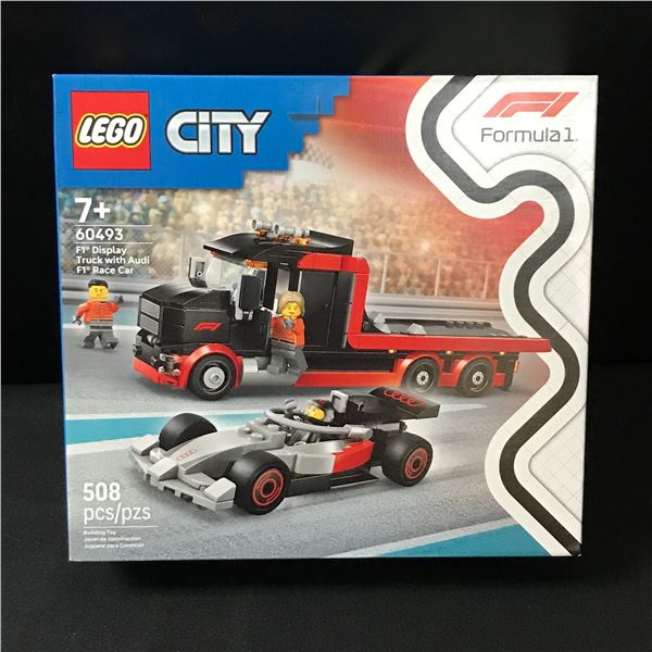 LEGO CITY #60493 F1 DISPLAY TRUCK WITH AUDI F1 RACE CAR SEALED IN ORIGINAL PACKAGING