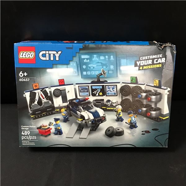 LEGO CITY #60457 CUSTOM POLICE GARAGE SEALED IN ORIGINAL PACKAGING