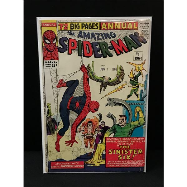 THE AMAZING SPIDERMAN ANNUAL #1 (1964) - MARVEL COMICS