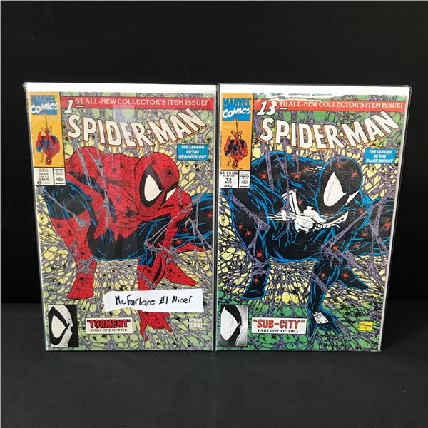 LOT OF SPIDERMAN COMICS #1 & #13 - MARVEL COMICS