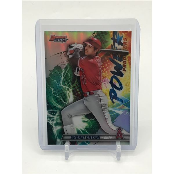 2019 TOPPS BOWMAN'S BEST SHOHEI OHTANI POWER PRODUCERS TRADING CARD