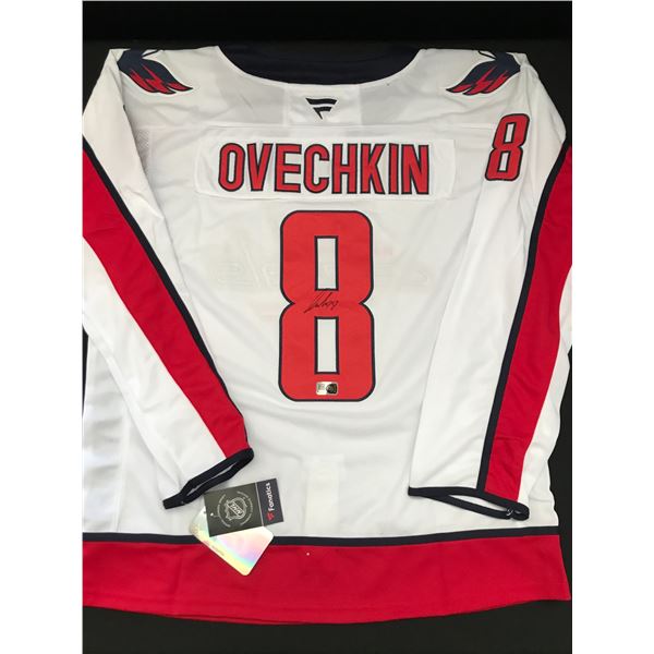 ALEXANDER OVECHKIN SIGNED WASHINGTON CAPITALS CUSTOM JERSEY - ELITE SPORTS COA