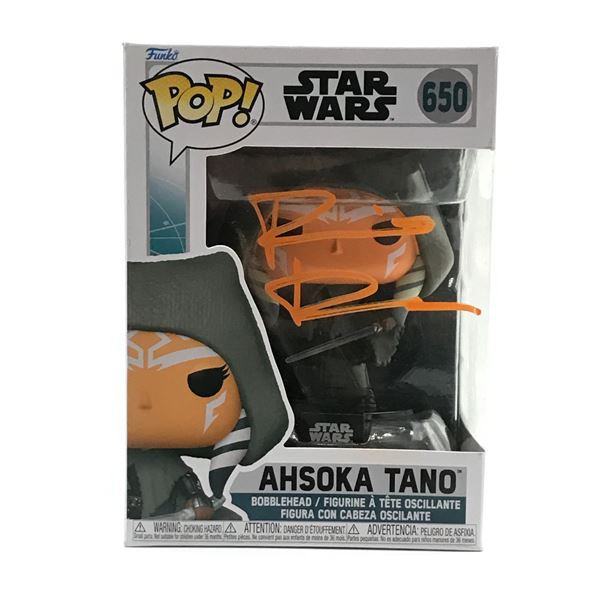 ROSARIO DAWSON SIGNED AHSOKA TANO STAR WARS FUNKO POP - KB COA