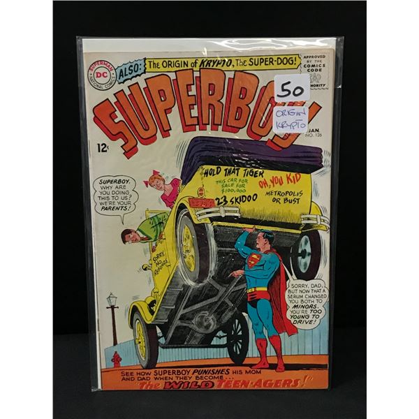 SUPERBOY #126 ORIGIN OF KRYPTO - DC COMICS
