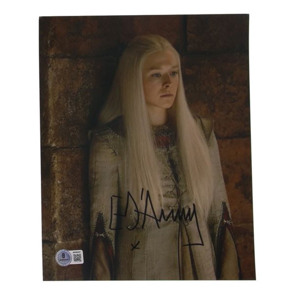 EMMA D'ARCY SIGNED HOUSE OF DRAGONS 8X10 - BECKETT COA