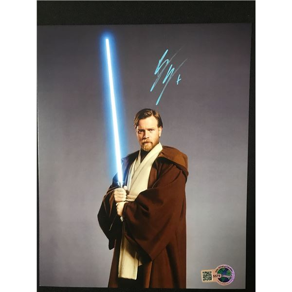 EWAN MCGREGOR SIGNED STAR WARS OB-WAN KENOBI 8X10 - WWOC COA