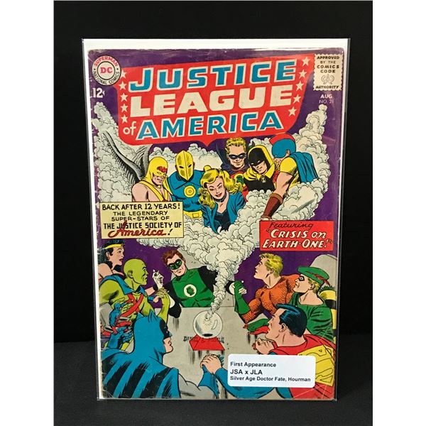 JUSTICE LEAGUE OF AMERICA #21 1ST APP JSA X JLA - DC COMICS