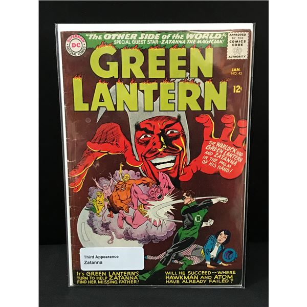 GREEN LANTERN #42 3RD APP ZATANNA - DC COMICS