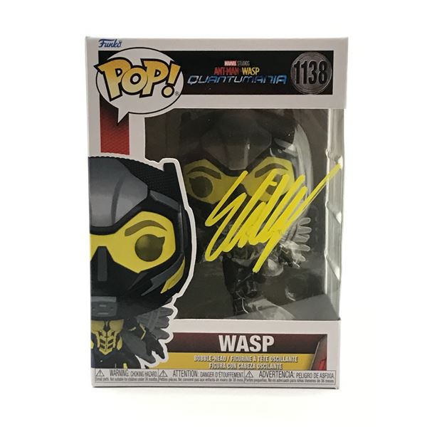 EVANGELINE LILLY SIGNED WASP FUNKO POP - KB COA