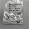 Image 1 : MOISSANITE ROUND D WITH GRA REPORT