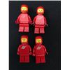 Image 1 : LOT OF 4 VINTAGE ASTRONAUT LEGO MINI FIGURES