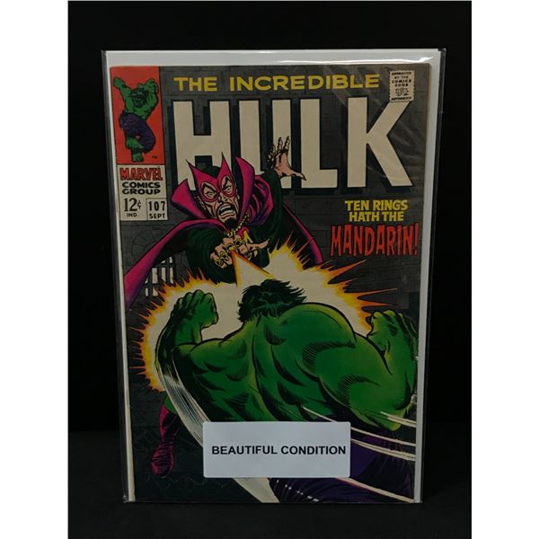 THE INCREDIBLE HULK #107 - MARVEL COMICS