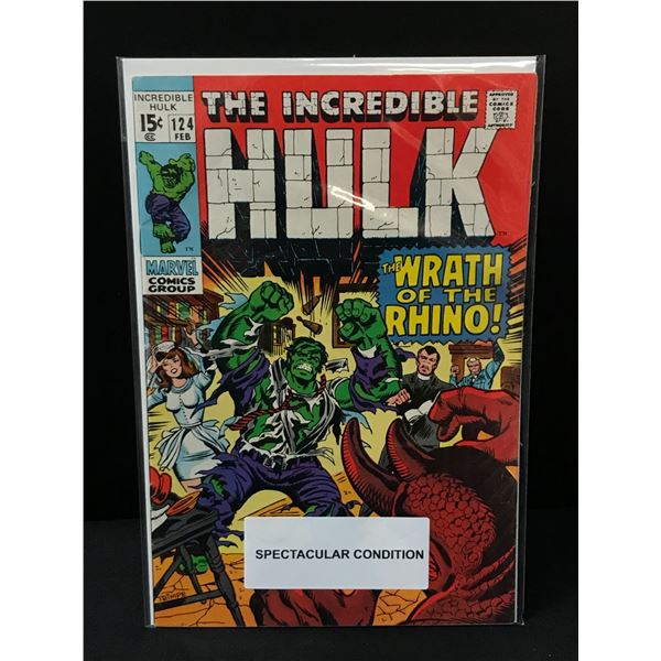 MARVEL COMICS NO.124 THE INCREDIBLE HULK