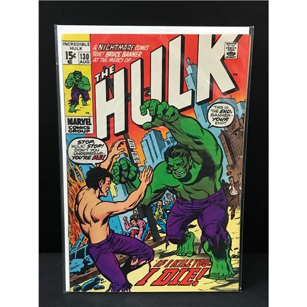MARVEL COMICS NO.130 THE INCREDIBLE HULK