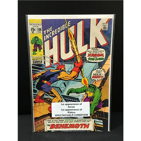 MARVEL COMICS NO.136 THE INCREDIBLE HULK