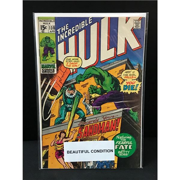 MARVEL COMICS NO.138 THE INCREDIBLE HULK