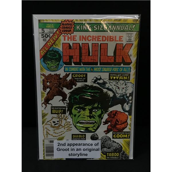 MARVEL COMICS NO.5 THE INCREDIBLE HULK