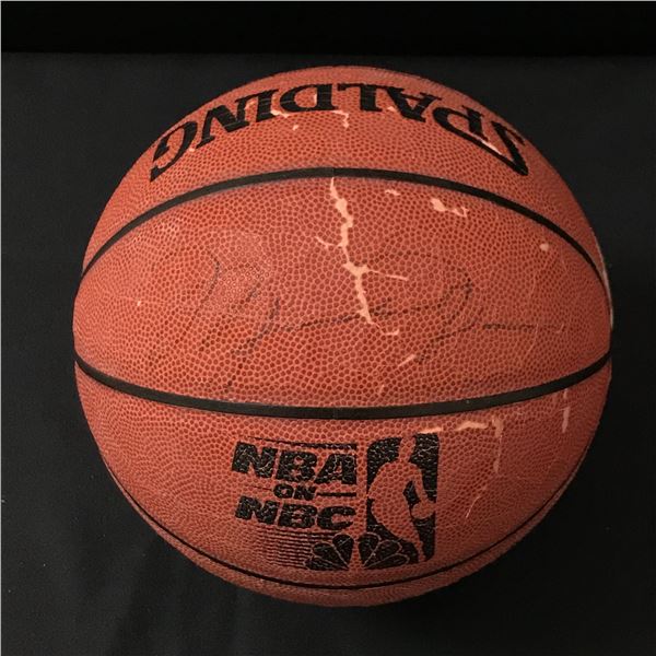 MICHAEL JORDAN SIGNED SPALDING BASKETBALL (JSA LOA)