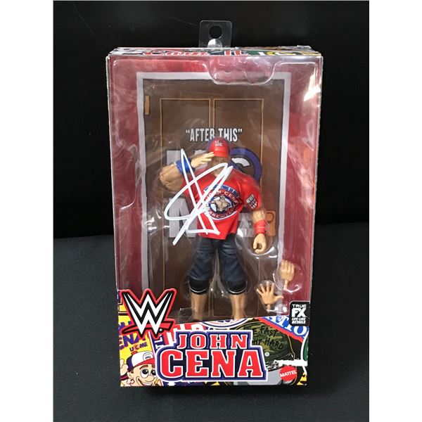 JOHN CENA SIGNED WWE ACTION FIGURE (WWOC COA)