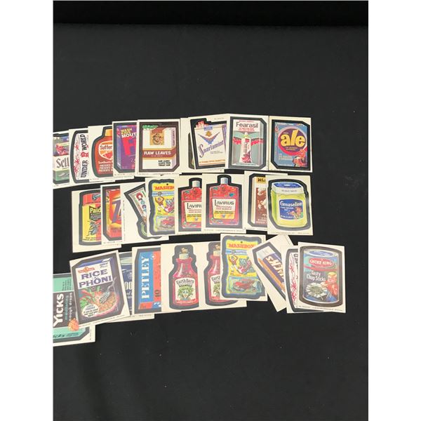 1975-80 WACKY PACK TRADING CARD LOT
