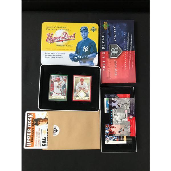 UPPER DECK BASEBALL LIMITED SETS LOT (2004 RIVALS,