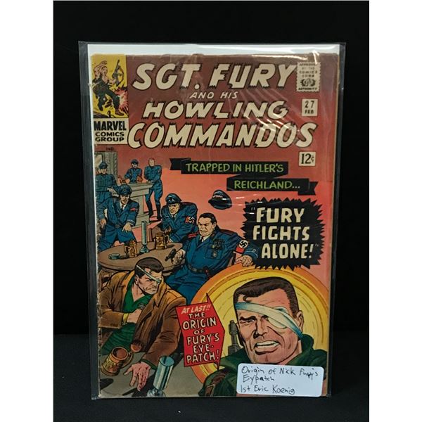 MARVEL COMICS NO.27 SGT. FURY AND HIS HOWLING COMMANDOS