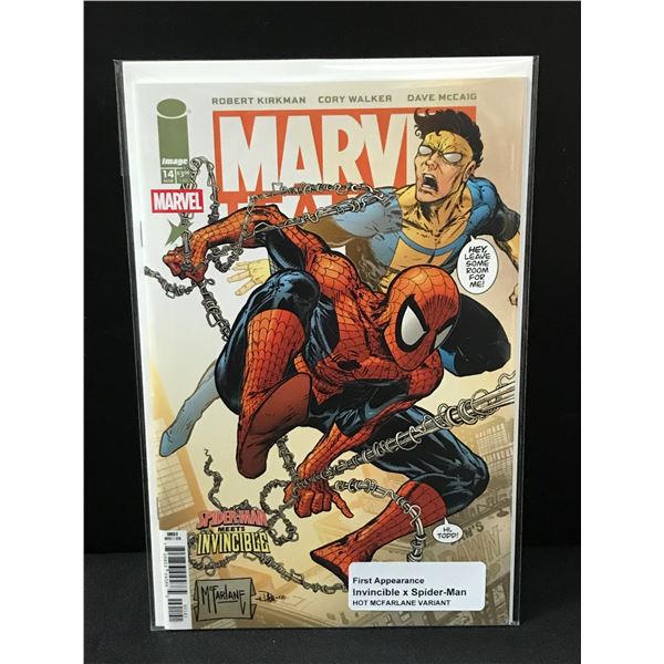 IMAGE AND MARVEL COMICS.NO.14 SPIDERMAN MEETS INVINCIBLE
