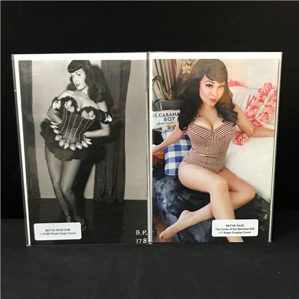 LOT OF 2 BETTIE PAGE COMICS
