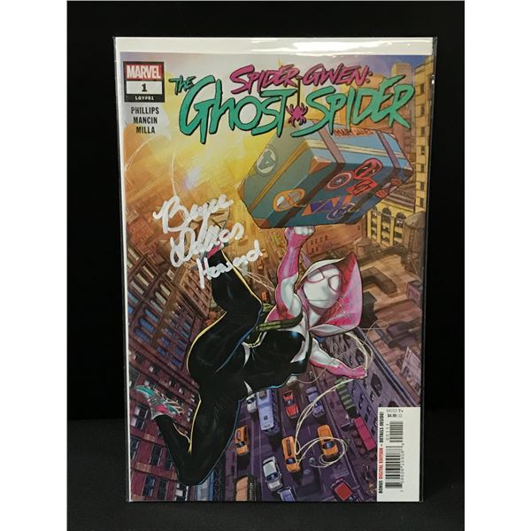 BRYCE DALLAS HOWARD SIGNED MARVEL COMICS SPIDER-GWEN NO.1 (WWOC COA)