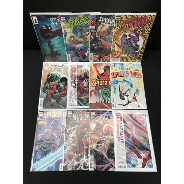 LOT OF 12 SPIDERMAN COMICS (MARVEL COMICS)