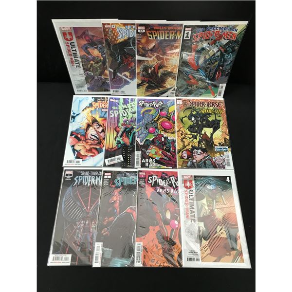 LOT OF 12 SPIDERMAN COMICS (MARVEL COMICS)
