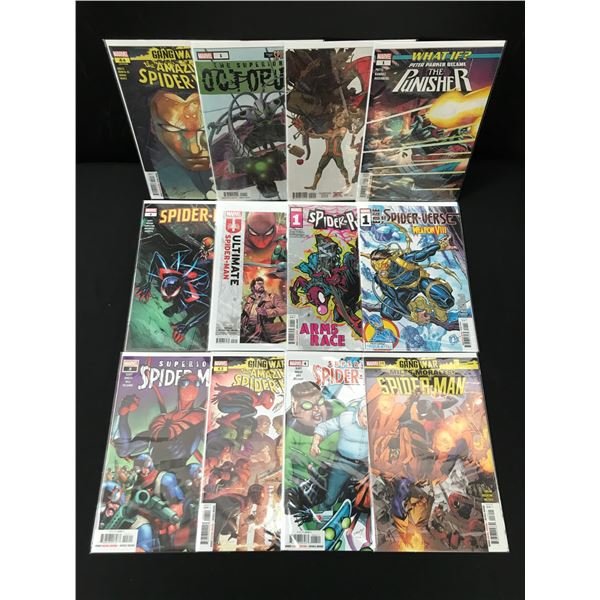 LOT OF 12 SPIDERMAN COMICS (MARVEL COMICS)