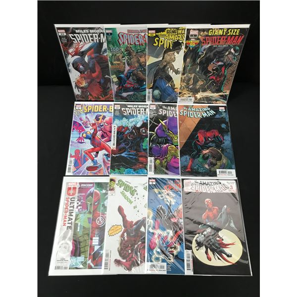 LOT OF 12 SPIDERMAN COMICS (MARVEL COMICS)