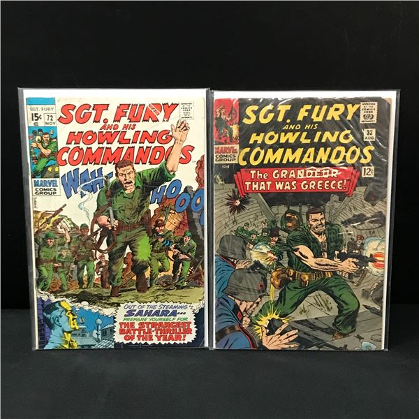 LOT OF 2 SGT. FURY COMICS