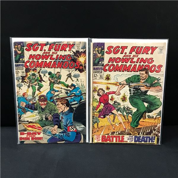 LOT OF 2 SGT. FURY COMICS