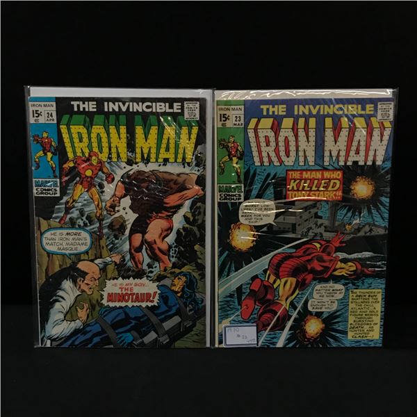 LOT OF 2 IRON MAN COMICS (MARVEL COMICS)