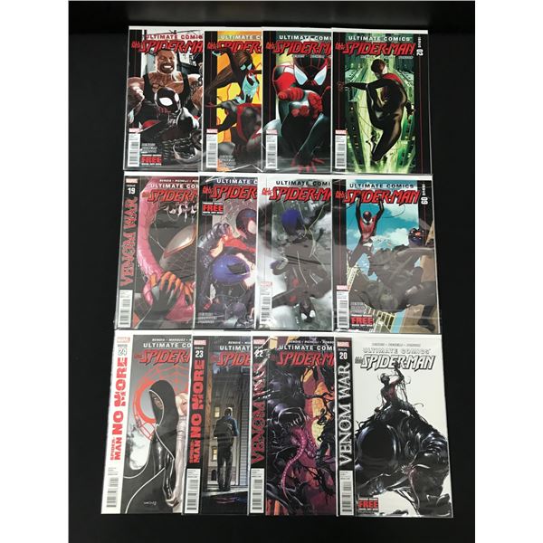 LOT OF 12 SPIDERMAN COMICS (MARVEL COMICS)