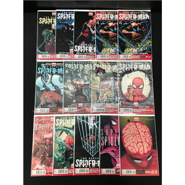 LOT OF 15 SPIDERMAN COMICS (MARVEL COMICS)
