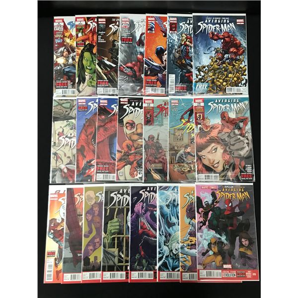 LOT OF 23 SPIDERMAN COMICS (MARVEL COMICS)