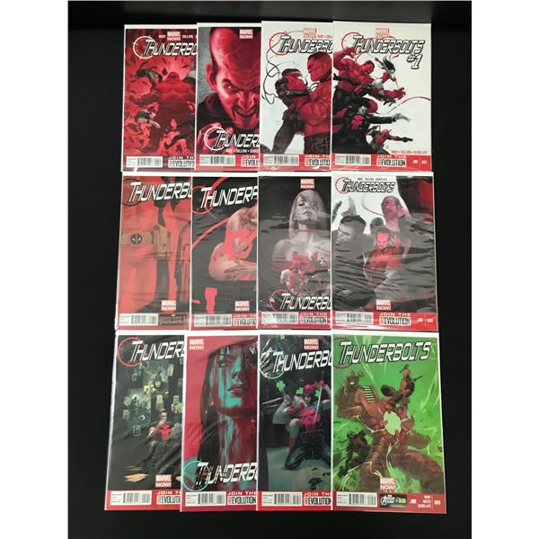 LOT 12 THUNDERBOLTS COMICS (MARVEL COMICS)