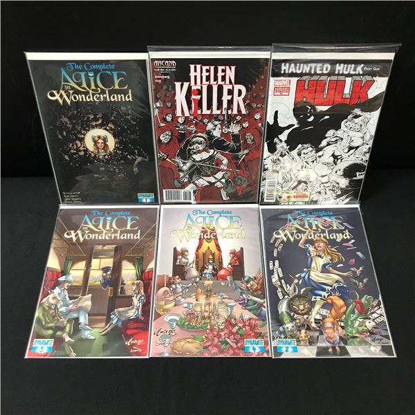 LOT OF 6 MIXED TITLE COMICS - VARIOUS PUBLISHERS