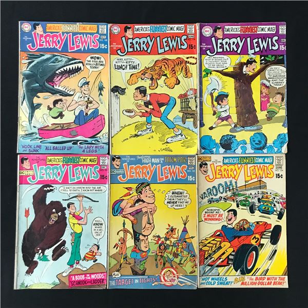 LOT OF 6 JERRY LEWIS COMICS - DC COMICS