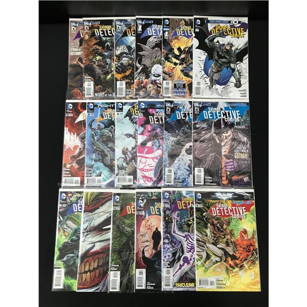 LOT OF 18 DETECTIVE COMICS INCLUDING #0-16 - DC COMICS