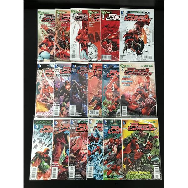 LOT OF 18 RED LANTERNS COMICS #0-18 - DC COMICS
