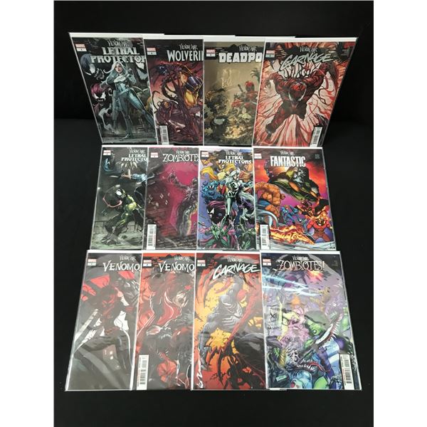 LOT OF 12 COMICS FEATURING VENOM - MARVEL COMICS