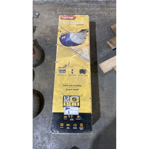 GENIE CHAINLIFT 600 CHAIN DRIVE GARAGE DOOR OPENER