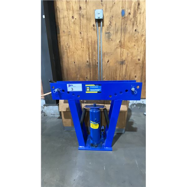 POWERFIST 12 TON PIPE BENDER WITH ATTACHMENTS