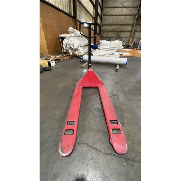 SHIPPER SUPPLY RED 5500LB CAPACITY INDUSTRIAL PALLET TRUCK
